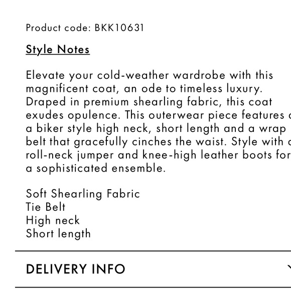 Karen Millen long line shearling coat - Picture 4 of 16